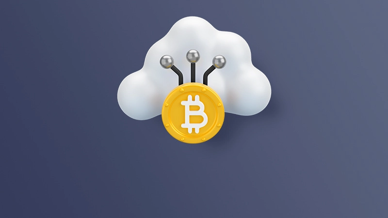 將雲端挖礦哈希率變化與比特幣價格波動連結起來