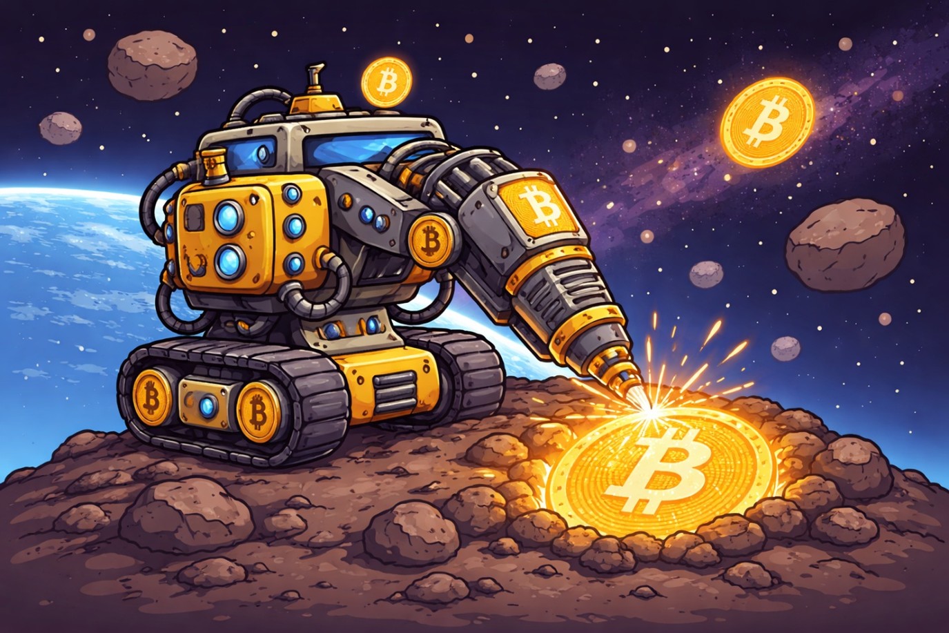 When Bitcoin Miners Fly into Space
